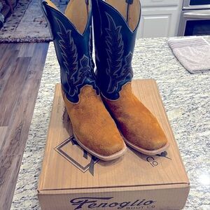 Fenoglio Rust Roughout Cowboy Boots!